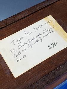 lot 165 image: Vintage Stanley Woodworking Plow Planer Type 7 Trade Mark 45 with a Rosewood Handle in the Original Wooden Crate