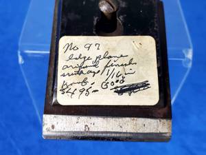 lot 167 image: Vintage Stanley Woodworking Planer No. 97