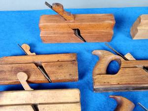 lot 223 image: (10) Assorted Vintage Woodworking Molding Planers