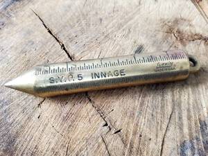 lot 226 image: Vintage 6 Long Lufkin Brass Plum Bob