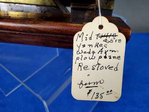 lot 228 image: Vintage Woodworking Yankee Wedge Arm Plow Planer