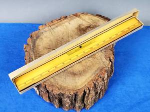 lot 232 image: Vintage Woodworking Wooden 18 Ruler with Original Box