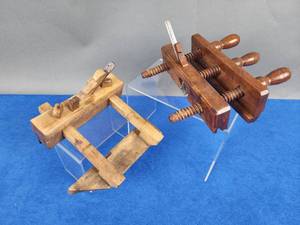 lot 278 image: (2) Vintage Woodworking Plow Cutter Planers