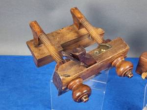 lot 288 image: (2) Vintage Woodworking Plow Cutter Planers
