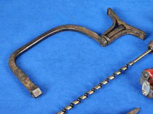 lot 323 image: Assorted Vintage Drilling Tools Lot