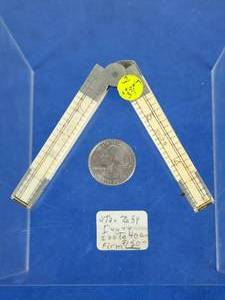 lot 325 image: Vintage Stanley Ivory Folding Ruler No.39
