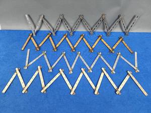 lot 339 image: (4) Vintage 36 Folding Rulers