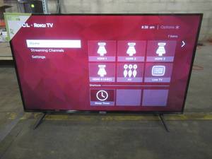 lot 9 image: TCL 50 in. Class 4-Series 4K UHD HDR Roku Smart TV 50S435 - With Remote.