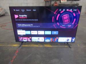 lot 11 image: Hisense 50 Class- A6G Series 4K UHD Android Smart TV - 50A6G - With Remote.