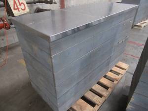lot 240 image: Large Wooden Island With Stainless Steel Top (60 x 24 x 36Tall) - Used in retail store.