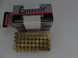 lot 34 image: 2 Boxes of 50 Blazer 22LR 40 grain