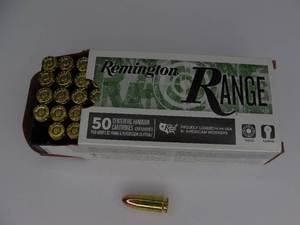 lot 50 image: Remington 9mm 115gr FMJ 50 Rounds