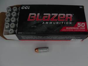 lot 56 image: Blazer 40 S&W 165gr FMJ 50 Rounds