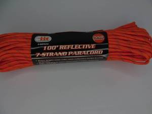lot 73 image: 100 Reflective 7-Strand Paracord