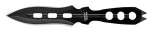 lot 138 image: 6.13 Wing Tipped Throwing Knives Set - Black