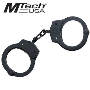 lot 159 image: MTech Black Double Lock Handcuffs