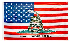 lot 4 image: 3 x 5 Gadsden American Flag