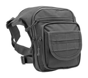 lot 31 image: Leg Drop Style Tactical EDC Molle Hip Bag - Grey