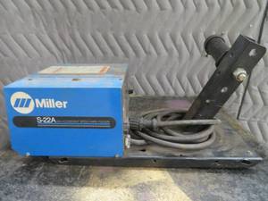 lot 8 image: MILLER S-22A  CONSTANT SPEED WIRE FEEDER