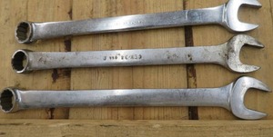 lot 134 image: SNAP-ON COMBINATION WRENCHES  1 18 & THERE IS 2 116