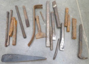 lot 167 image: NEWER #6 USA WEDGE  CHISELS