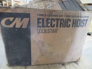 lot 168 image: NEW ELECTRIC 14 TON CM LODESTYAR HOIST.