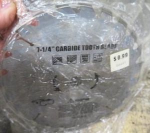 lot 213 image: 14 NEW STILL IN PACKAGE 7-14 CARBIDE TOOTH BLADE