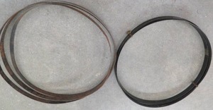 lot 230 image: 2 BLACK CARBON BAND SAW BLADES