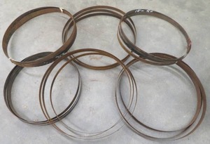 lot 240 image: 6 MISC. BAND SAW BLADES