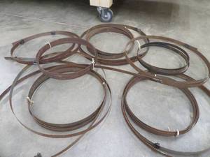 lot 242 image: 10 MISC. BAND SAW BLADES