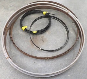 lot 244 image: 4 MISC. BAND SAW BLADES