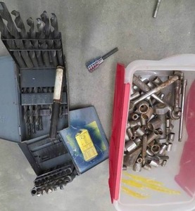lot 307 image: 2 METAL DRILL INDEXS & MISC. SOCKETS