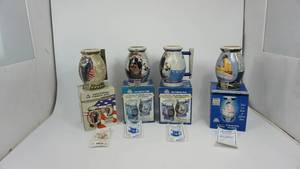 lot 47 image: Set of four The Saturday Evening Post stein collection