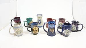 lot 49 image: Set of 10 Renaissance Festival mugs