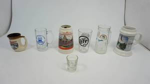 lot 52 image: Assorted Collectible drink glasses and mugs