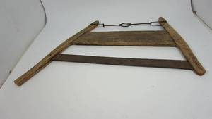 lot 82 image: Antique bucksaw