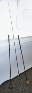 lot 83 image: Vintage golf clubs