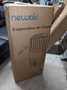 lot 281 image: NewAir Evaporative Air Cooler and Portable Cooling Fan - White