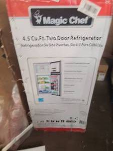 lot 323 image: 4.5-Cu. Ft. Mini Refrigerator  Stainless