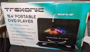 lot 94 image: Trexonic Portable DVD Player with 15.4 HD Swivel Monitor