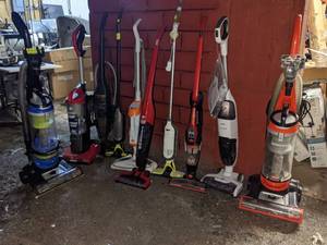 lot 299 image: Lot of Vacuums, Steam Mops, More