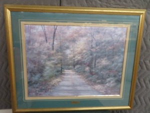 lot 12 image: LARGE OVERSIZED PRINT (WINDSONG) BY DIANE ROMANELLO