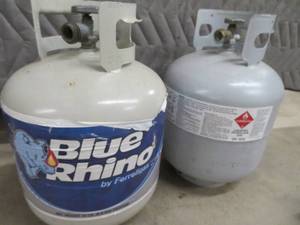 lot 56 image: 2 SMALL PROPANE TANKS