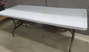 lot 68 image: HEAVY DUTY PLASTIC FOLDING TABLE