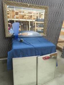 lot 86 image: VINTAGE LARGE PERMAFLECT MIRROR PLUS