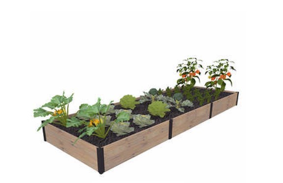 lot 670 image: Vita Mezza Modular Garden Bed, 2-pack
