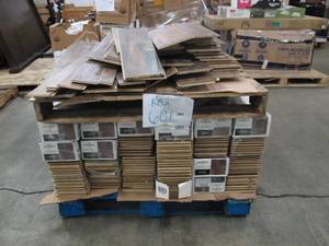 lot 601 image: Over 420 Sq Ft of Mohawk Home Woodmill Oak Waterproof Laminate 12mm Thick Plank With 2mm Attached Pad Included