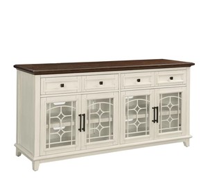lot 603 image: OSP Home Furnishings 70 Riley Console Model # 72351V3-AWT