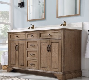 lot 613 image: Northridge Home Augusta 60 Bath Vanity