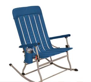 lot 677 image: Members Mark Portable Rocking Chair - Blue